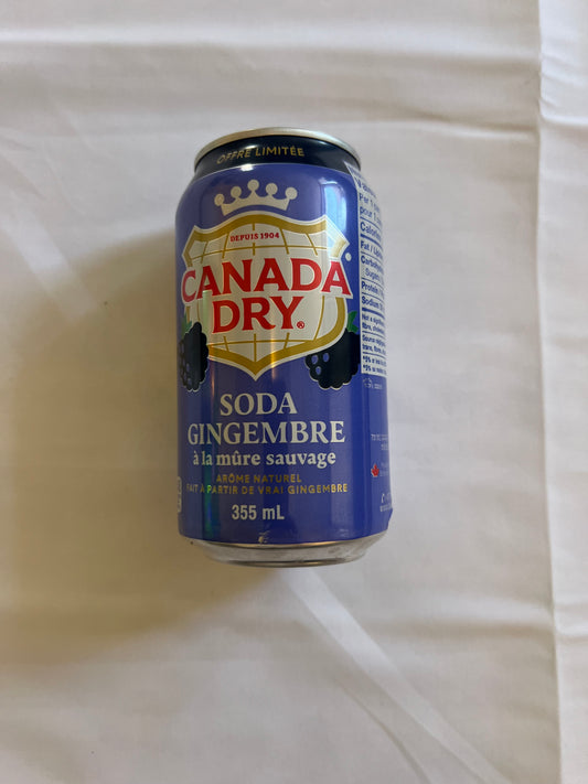 Canada Dry – Blackberry Ginger Ale - USA 355ml inkl. DPG Pfand