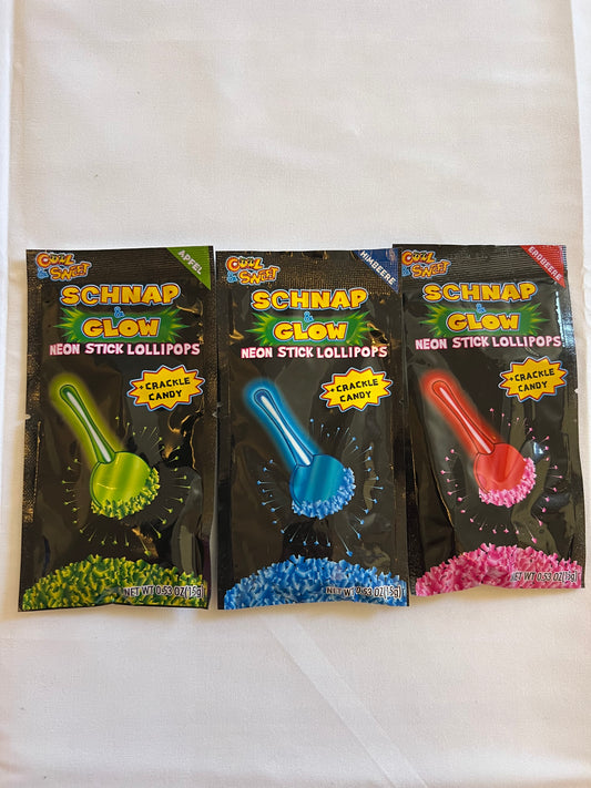 Cool & Sweet - Schnap & Glow Neon Stick Lollipop
